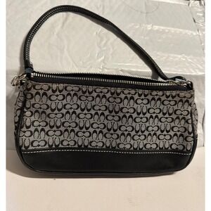 美品　COACH body shoulder bag 3way y2k Coach Y2K Navy Suede C Logo Bag Tan | eBay